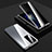 Coque Rebord Bumper Luxe Aluminum Metal Miroir 360 Degres Housse Etui Aimant P02 pour Xiaomi Redmi K50 5G Argent