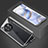 Coque Rebord Bumper Luxe Aluminum Metal Miroir 360 Degres Housse Etui Aimant P03 pour OnePlus Ace 2 5G Petit