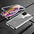 Coque Rebord Bumper Luxe Aluminum Metal Miroir 360 Degres Housse Etui Aimant pour Apple iPhone 11 Petit