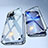 Coque Rebord Bumper Luxe Aluminum Metal Miroir 360 Degres Housse Etui Aimant pour Apple iPhone 13 Pro Max Petit