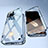 Coque Rebord Bumper Luxe Aluminum Metal Miroir 360 Degres Housse Etui Aimant pour Apple iPhone 14 Pro Petit