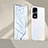 Coque Rebord Bumper Luxe Aluminum Metal Miroir 360 Degres Housse Etui Aimant pour Huawei Honor 80 GT 5G Argent