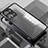 Coque Rebord Bumper Luxe Aluminum Metal Miroir 360 Degres Housse Etui Aimant pour Huawei Honor X7a Petit