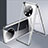Coque Rebord Bumper Luxe Aluminum Metal Miroir 360 Degres Housse Etui Aimant pour Huawei Nova Y90 Petit