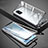 Coque Rebord Bumper Luxe Aluminum Metal Miroir 360 Degres Housse Etui Aimant pour OnePlus 8T 5G Petit