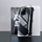 Coque Rebord Bumper Luxe Aluminum Metal Miroir 360 Degres Housse Etui Aimant pour Oppo K9 5G Noir