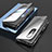 Coque Rebord Bumper Luxe Aluminum Metal Miroir 360 Degres Housse Etui Aimant pour Samsung Galaxy Z Fold3 5G Petit