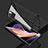 Coque Rebord Bumper Luxe Aluminum Metal Miroir 360 Degres Housse Etui Aimant pour Xiaomi Poco X4 NFC Petit