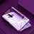 Coque Rebord Bumper Luxe Aluminum Metal Miroir 360 Degres Housse Etui Aimant pour Xiaomi Redmi K30 4G Violet