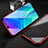 Coque Rebord Bumper Luxe Aluminum Metal Miroir 360 Degres Housse Etui Aimant T01 pour Huawei Honor 20i Rouge