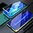 Coque Rebord Bumper Luxe Aluminum Metal Miroir 360 Degres Housse Etui Aimant T01 pour Huawei Honor 20S Cyan