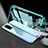 Coque Rebord Bumper Luxe Aluminum Metal Miroir 360 Degres Housse Etui Aimant T01 pour Huawei Honor V30 5G Petit