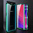 Coque Rebord Bumper Luxe Aluminum Metal Miroir 360 Degres Housse Etui Aimant T01 pour Oppo Find X Super Flash Edition Petit