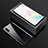 Coque Rebord Bumper Luxe Aluminum Metal Miroir 360 Degres Housse Etui Aimant T01 pour Samsung Galaxy Note 10 5G Noir