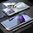 Coque Rebord Bumper Luxe Aluminum Metal Miroir 360 Degres Housse Etui Aimant T01 pour Samsung Galaxy Note 20 Ultra 5G Petit