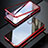 Coque Rebord Bumper Luxe Aluminum Metal Miroir 360 Degres Housse Etui Aimant T01 pour Samsung Galaxy S20 Petit