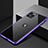 Coque Rebord Bumper Luxe Aluminum Metal Miroir 360 Degres Housse Etui Aimant T02 pour Apple iPhone 11 Pro Max Violet