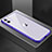 Coque Rebord Bumper Luxe Aluminum Metal Miroir 360 Degres Housse Etui Aimant T02 pour Apple iPhone 11 Violet