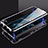 Coque Rebord Bumper Luxe Aluminum Metal Miroir 360 Degres Housse Etui Aimant T02 pour Huawei Honor 20S Petit