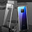 Coque Rebord Bumper Luxe Aluminum Metal Miroir 360 Degres Housse Etui Aimant T02 pour Huawei Mate 20 Pro Petit