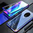 Coque Rebord Bumper Luxe Aluminum Metal Miroir 360 Degres Housse Etui Aimant T02 pour OnePlus 7T Bleu