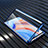 Coque Rebord Bumper Luxe Aluminum Metal Miroir 360 Degres Housse Etui Aimant T02 pour Oppo Reno4 Pro 5G Bleu