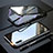 Coque Rebord Bumper Luxe Aluminum Metal Miroir 360 Degres Housse Etui Aimant T02 pour Samsung Galaxy A70 Petit