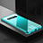 Coque Rebord Bumper Luxe Aluminum Metal Miroir 360 Degres Housse Etui Aimant T02 pour Samsung Galaxy S10 5G Cyan