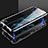 Coque Rebord Bumper Luxe Aluminum Metal Miroir 360 Degres Housse Etui Aimant T03 pour Huawei Honor 20 Petit