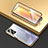 Coque Rebord Bumper Luxe Aluminum Metal Miroir 360 Degres Housse Etui Aimant T03 pour Huawei Honor X10 5G Petit