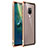 Coque Rebord Bumper Luxe Aluminum Metal Miroir 360 Degres Housse Etui Aimant T03 pour Huawei Mate 20 X 5G Or