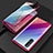 Coque Rebord Bumper Luxe Aluminum Metal Miroir 360 Degres Housse Etui Aimant T03 pour Oppo Find X2 Neo Petit