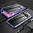 Coque Rebord Bumper Luxe Aluminum Metal Miroir 360 Degres Housse Etui Aimant T03 pour Samsung Galaxy S10 Plus Petit