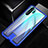 Coque Rebord Bumper Luxe Aluminum Metal Miroir 360 Degres Housse Etui Aimant T04 pour Huawei P30 Pro New Edition Bleu