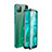 Coque Rebord Bumper Luxe Aluminum Metal Miroir 360 Degres Housse Etui Aimant T04 pour Huawei P40 Lite Vert