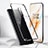 Coque Rebord Bumper Luxe Aluminum Metal Miroir 360 Degres Housse Etui Aimant T04 pour OnePlus 8 Petit