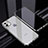 Coque Rebord Bumper Luxe Aluminum Metal Miroir 360 Degres Housse Etui Aimant T06 pour Apple iPhone 12 Mini Petit