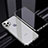 Coque Rebord Bumper Luxe Aluminum Metal Miroir 360 Degres Housse Etui Aimant T06 pour Apple iPhone 12 Pro Petit