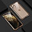 Coque Rebord Bumper Luxe Aluminum Metal Miroir 360 Degres Housse Etui Aimant T07 pour Apple iPhone 11 Pro Max Or