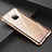 Coque Rebord Bumper Luxe Aluminum Metal Miroir 360 Degres Housse Etui Aimant T07 pour Huawei Mate 20 Or