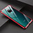 Coque Rebord Bumper Luxe Aluminum Metal Miroir 360 Degres Housse Etui Aimant T07 pour Huawei Mate 20 Petit