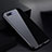 Coque Rebord Bumper Luxe Aluminum Metal Miroir 360 Degres Housse Etui Aimant T07 pour Oppo K1 Noir