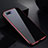 Coque Rebord Bumper Luxe Aluminum Metal Miroir 360 Degres Housse Etui Aimant T07 pour Oppo K1 Rouge