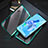 Coque Rebord Bumper Luxe Aluminum Metal Miroir 360 Degres Housse Etui Aimant T08 pour Huawei Nova 5i Cyan