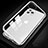 Coque Rebord Bumper Luxe Aluminum Metal Miroir 360 Degres Housse Etui Aimant T09 pour Apple iPhone 11 Pro Blanc