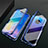 Coque Rebord Bumper Luxe Aluminum Metal Miroir 360 Degres Housse Etui Aimant T09 pour Huawei Mate 20 Pro Petit