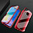 Coque Rebord Bumper Luxe Aluminum Metal Miroir 360 Degres Housse Etui Aimant T09 pour Huawei Mate 20 Pro Petit