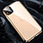 Coque Rebord Bumper Luxe Aluminum Metal Miroir 360 Degres Housse Etui Aimant T12 pour Apple iPhone 11 Pro Max Or