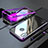 Coque Rebord Bumper Luxe Aluminum Metal Miroir 360 Degres Housse Etui M01 pour Huawei Nova 3i Violet