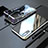 Coque Rebord Bumper Luxe Aluminum Metal Miroir 360 Degres Housse Etui M01 pour Huawei P20 Argent